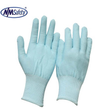 NMSAFETY 13 gauge polyester liner light weight work gloves just liner no coating